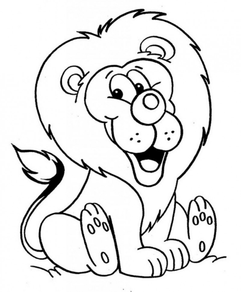 dibujos de leones 1